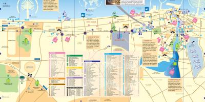Mapa Dubai hiriko zentroa