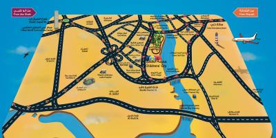 Mapa Haurren hiria, Dubai